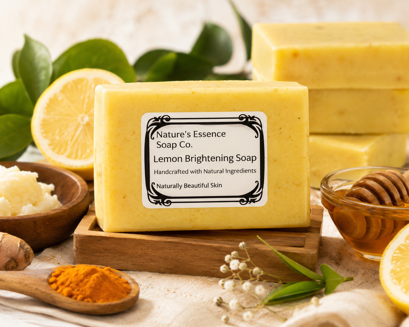 Lemon Brightening Bar Soap